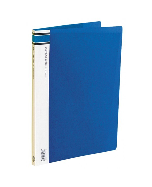 Display Book Fm A4 40 Pocket Blue