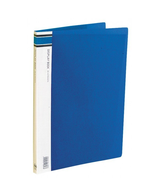 Display Book Fm A4 40 Pocket Blue