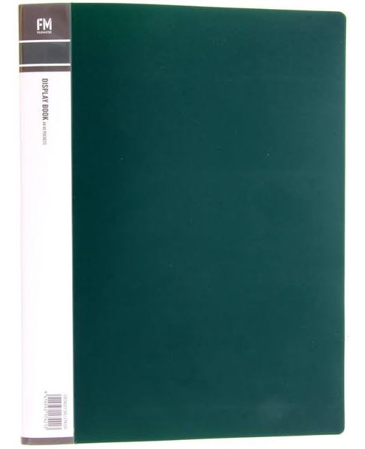 Display Book Fm A4 40 Pocket Forrest Green