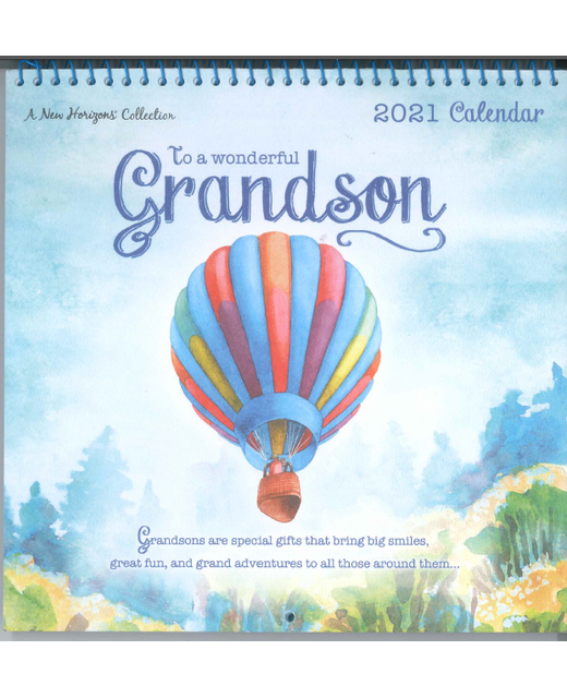 CALENDAR 2021 FOR ARTS SAKE GRANDSON
