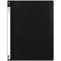Display Book Fm A4 20 Pocket Black-stationery-Onehunga Books & Stationery
