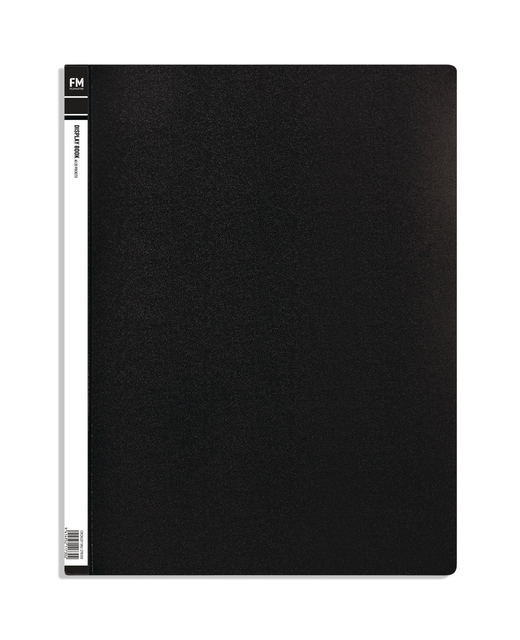 Display Book Fm A4 20 Pocket Black