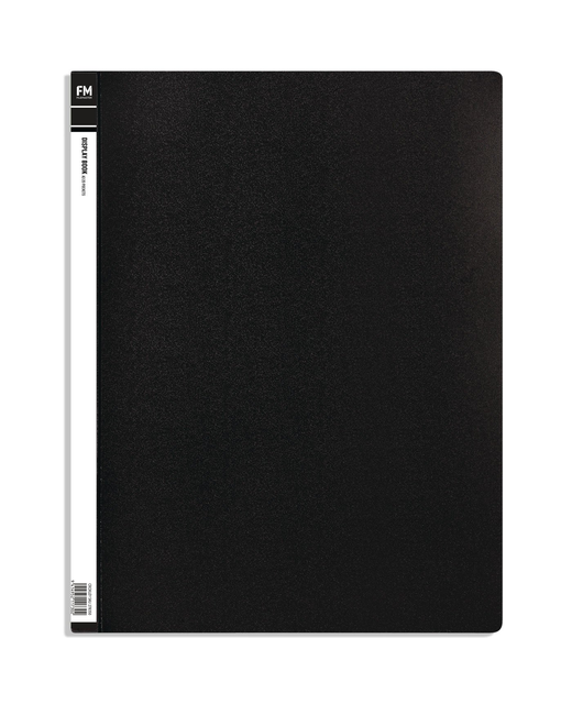 Display Book Fm A4 20 Pocket Black