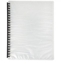 Display Book Fm Refillable 20 Pocket Clear-stationery-Onehunga Books & Stationery