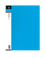 Display Book Fm A4 20 Pocket Vivid Blue