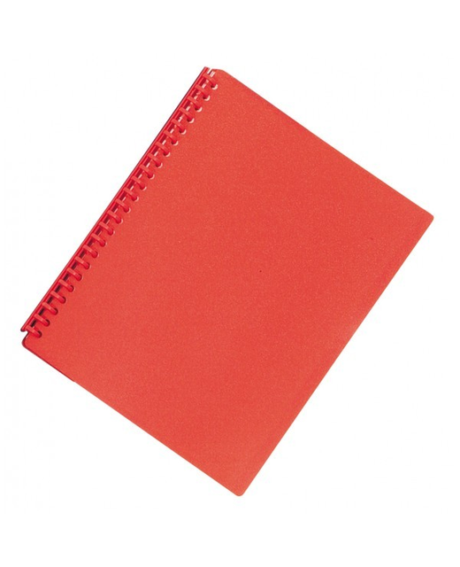 Display Book Fm Refillable 20 Pocket Red