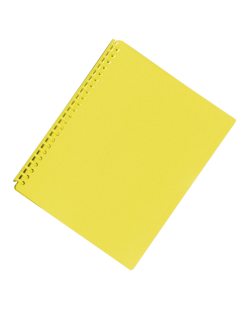 Display Book Fm Refillable 20 Pocket Yellow