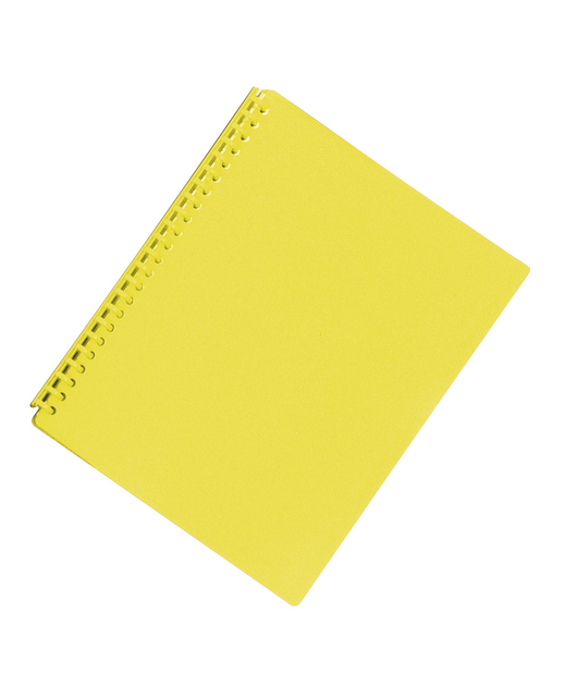 Display Book Fm Refillable 20 Pocket Yellow