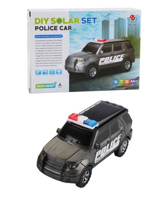 DIY Solar Police Car Set