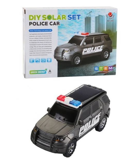 DIY Solar Police Car Set