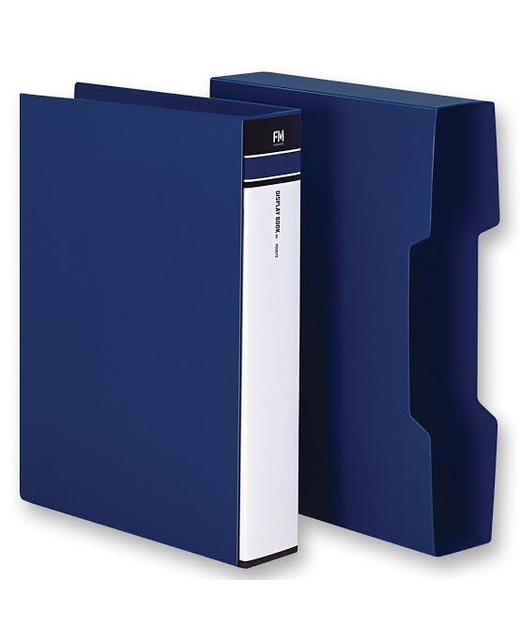 Display Book Fm A4 100 Pocket Blue