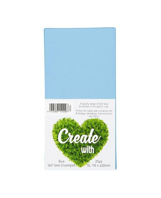 ENVELOPES DLE BLUE 25PK