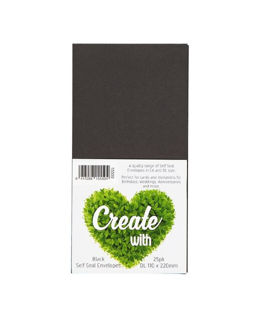 ENVELOPES DLE BLACK PK25