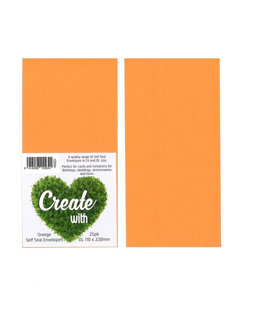 ENVELOPES DLE ORANGE PK25