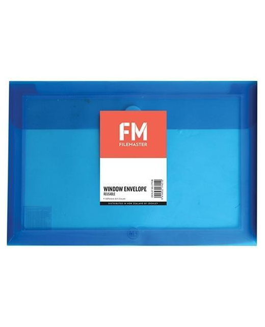 Document Envelope Fm Pvc Reusable Blue