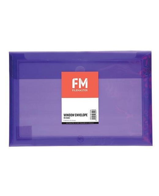 Document Envelope Fm Pvc Reusable Purple