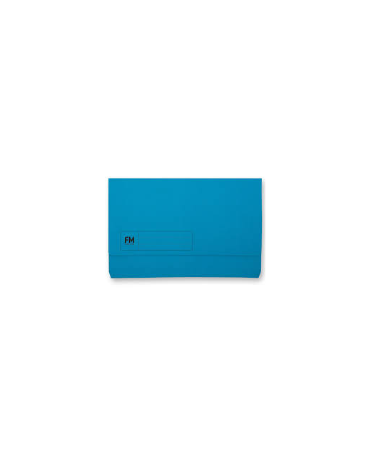 Document Wallet Fm Foolscap Blue