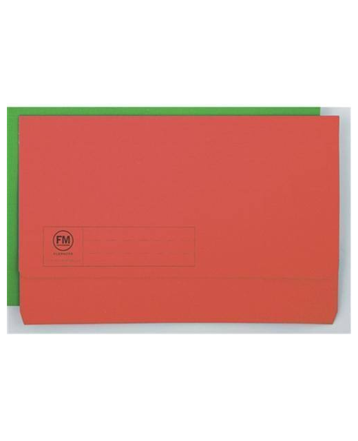 Document Wallet Fm Foolscap Red