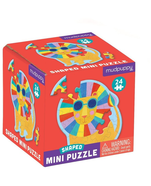 PUZZLE MINI SHAPED RAINBOW LION