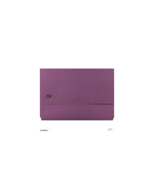 Document Wallet Fm Foolscap Grape