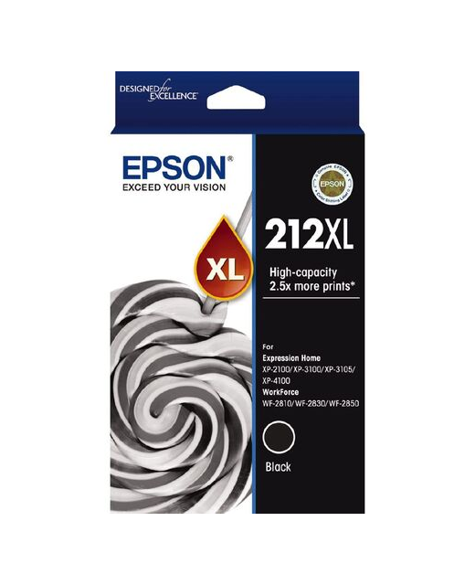 EPSON INK 212XL BLACK (500 PAGES)