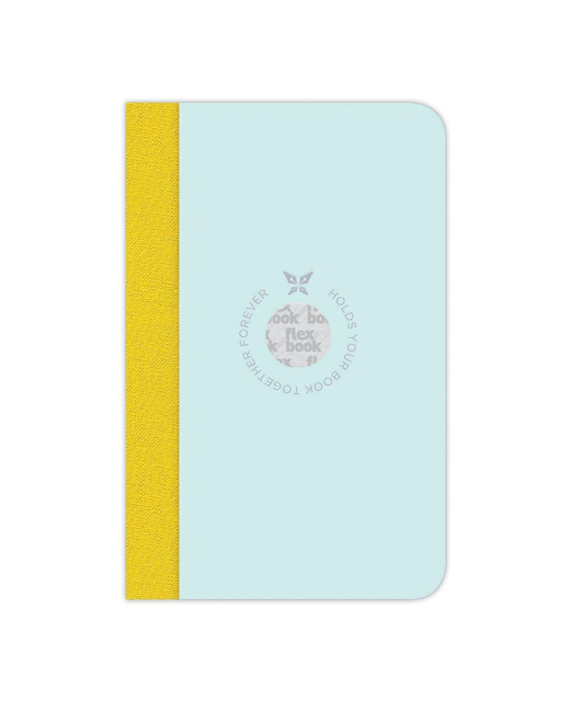 FLEXBOOK SMARTBOOK NOTEOOK POCKET RULED MINT/YELLOW