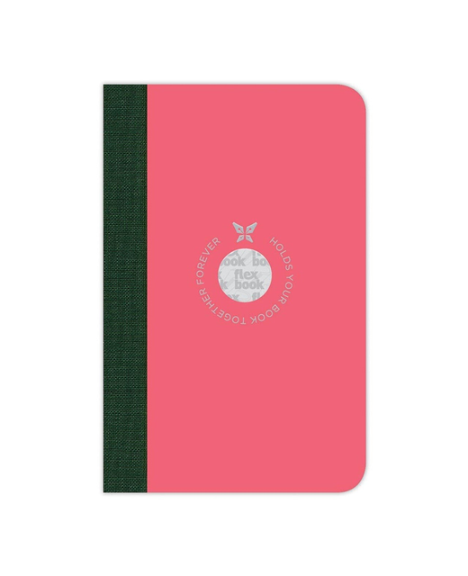 FLEXBOOK SMARTBOOK NOTEBOOK POCKET RULED PINK/GREEN