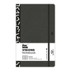 FLEXBOOK VISIONS NOTEBOOK MEDIUM RULED BLACK/WHITE