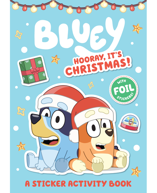 BLUEY HOORAY IT'S CHRISTMAS - Children Books-Activities & Colouring