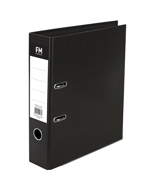 Lever Arch File Fm A4 Vivid Black