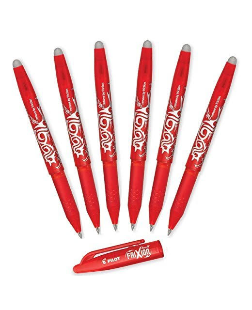 PEN PILOT FRIXION FINE RED