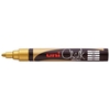 UNI CHALK MARKER 1.8-2.5MM BULLET TIP GOLD