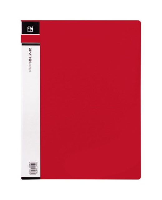 Display Book Fm Book A4 Red 40 Pocket