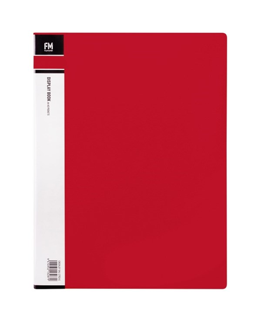 Display Book Fm Book A4 Red 40 Pocket