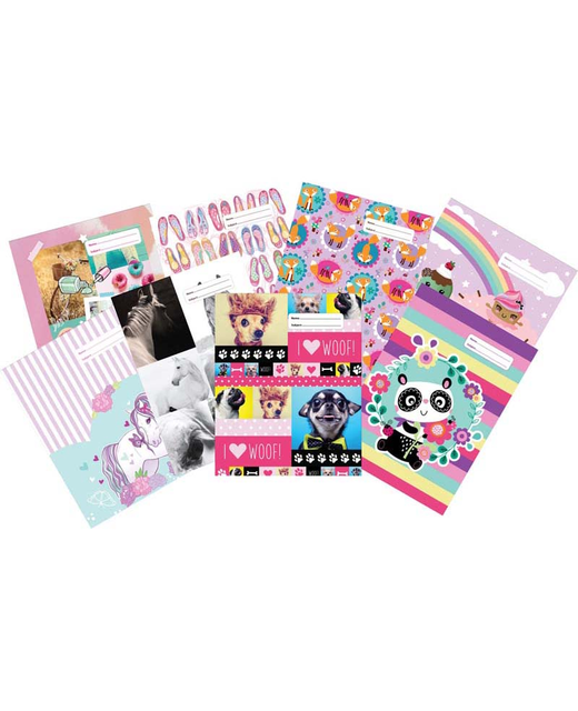 Book Cover Spencil 1B5 Assorted Design For  Girls