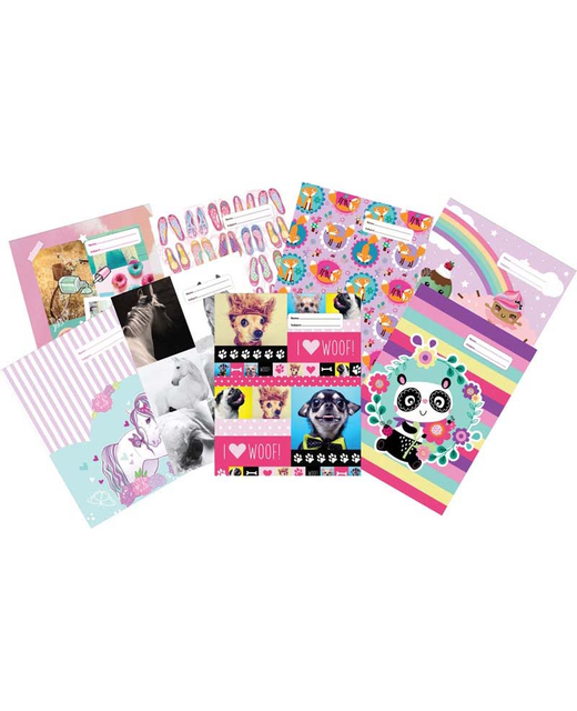 Book Cover Spencil 1B5 Assorted Design For  Girls