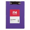 Clipboard File Fm Fs Pvc With Flap Purple