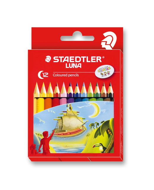 COLOURED PENCILS STAEDTLER LUNA HALF PACK 12