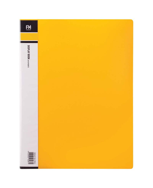 Display Book Fm A4 40 Pocket Yellow