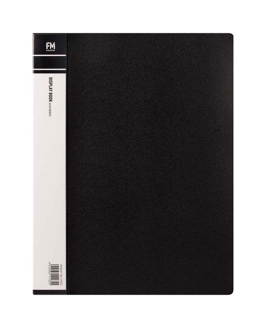 Display Book Fm A4 60 Pocket Black