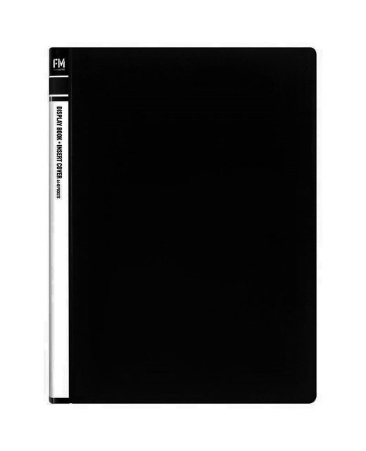 Display Book Fm Insert Cover 40 Pocket Black