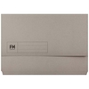 Document Wallet Fm Foolscap Grey