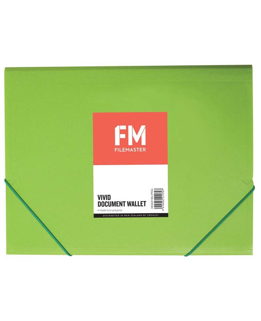 Document Wallet Fm Vivid Green