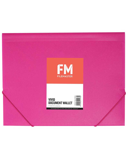 Document Wallet Fm Vivid Pink