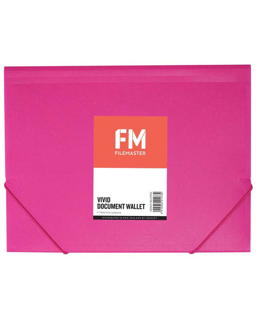 Document Wallet Fm Vivid Pink