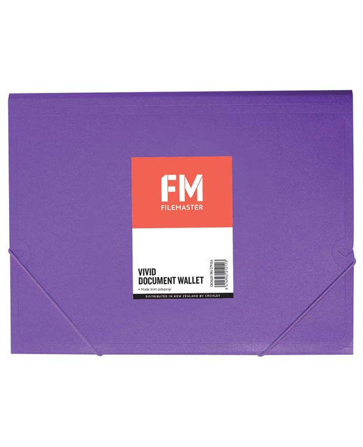 Document Wallet Fm Vivid Purple