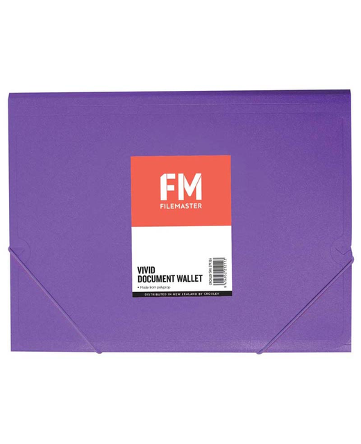 Document Wallet Fm Vivid Purple