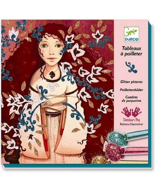 Djeco Art Glitter Boards Gold & Silk