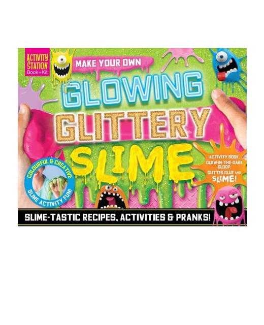 GLOWING GLITTERY SLIME ACTIVITY STATION