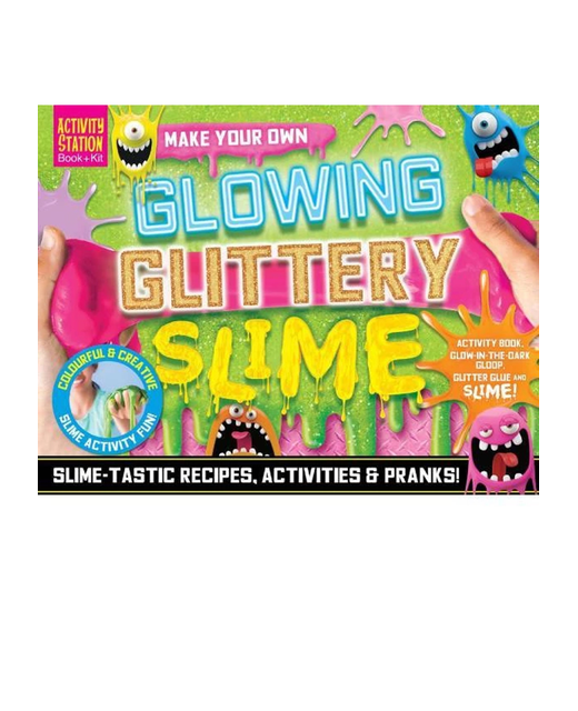 GLOWING GLITTERY SLIME ACTIVITY STATION
